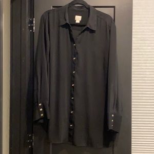 Chico’s pleated back blouse  (size4)